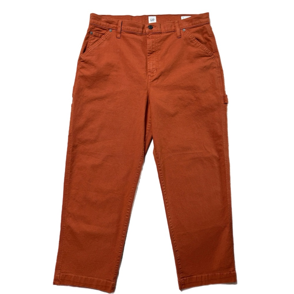 GAP Rust Orange Carpenter High Rise Pants 16
